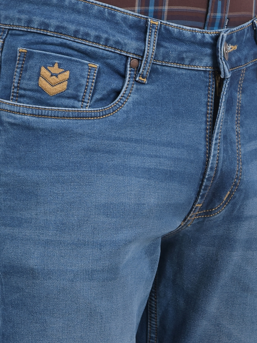 Numero Uno Men Solid Blue Jeans